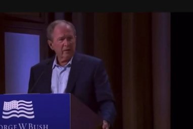 Буш: Нельзя оправдать жестокое вторжение в Ирак... то есть на Украину