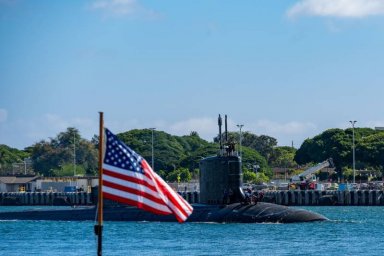 В боевой состав ВМС США вошла 20-я многоцелевая атомная подлодка типа Virginia В боевой состав ВМС США вошла 20-я многоцелевая атомная подлодка типа Virginia