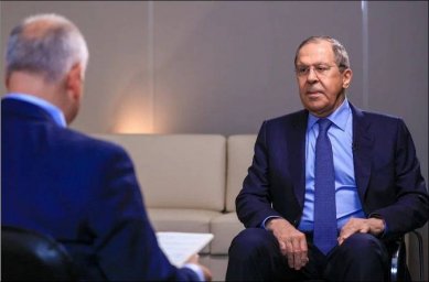 Лавров в интервью британским журналистам напомнил слова Зеленского о русских на Украине от 2021 года Лавров в интервью британским журналистам напомнил слова Зеленского о русских на Украине от 2021 года