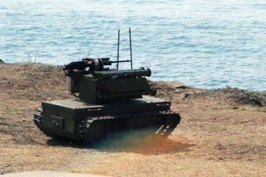 На учениях &laquo;Запад-2021&raquo; впервые задействовали боевых роботов &laquo;Платформа-М&raquo;