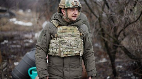 Зеленский побывал в Бахмуте