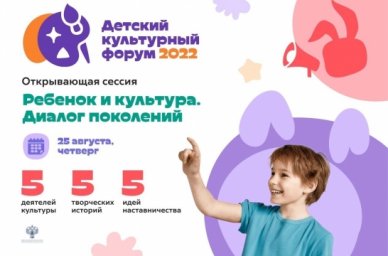В Москве пройдет Детский культурный форум
