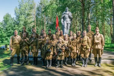 Завершились практические занятия Первой военно-исторической дивизии имени Пионеров Героев по предмет Завершились практические занятия Первой военно-исторической дивизии имени Пионеров Героев по предмет