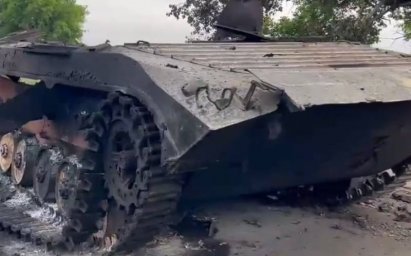 Полный огневой контроль над дорогой Артёмовск-Северск позволяет уничтожать украинскую технику при по