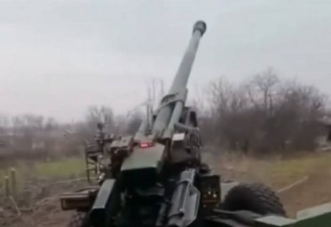 Появилось первое видео применения ВСУ французской гаубицы TRF1