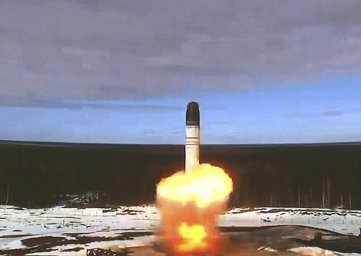 Запущенная в рамках государственных испытаний МБР РС-28 &laquo;Сармат&raquo; успешно поразила цель на Камчатке