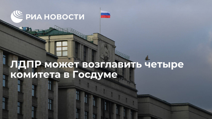 Фракция ЛДПР может возглавить четыре комитета в Госдуме VIII созыва